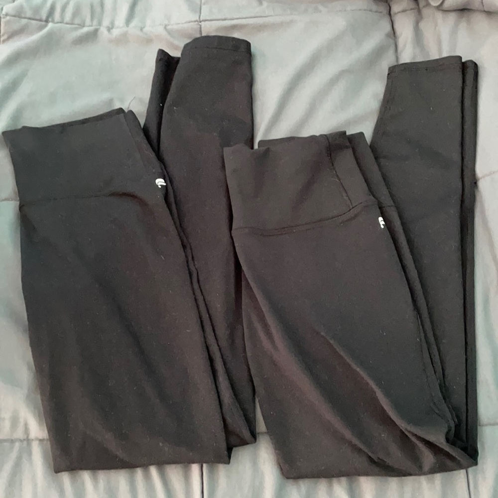 2 Pairs of Fabletics Powerhold leggings